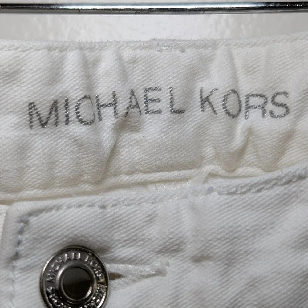 Michael Kors Straight Leg Jeans 8 Coastal Quiet Luxury Resortwear Minimalist